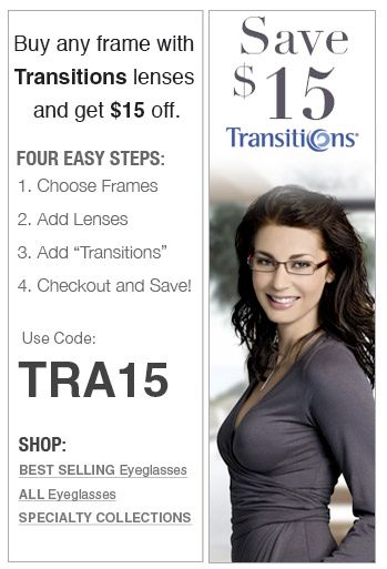 Transitions Lenses are also a perfect choices for children's eyeglasses.