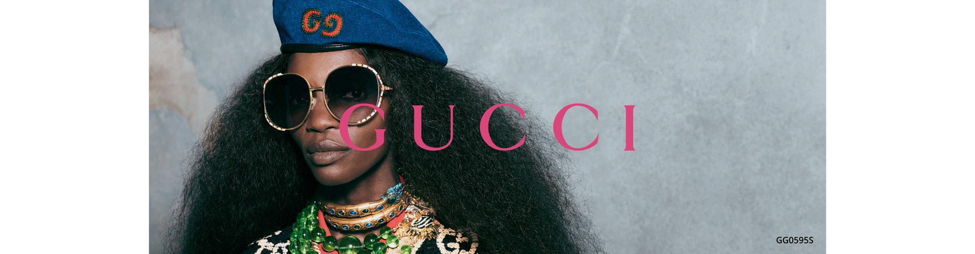 Shop Gucci Eyeglasses & Sunglasses - model GG0595S featured