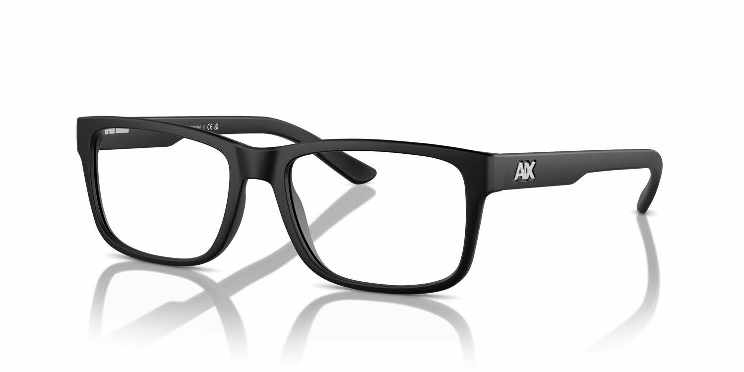 Armani Exchange AX3016 Eyeglasses Matte Black 8078