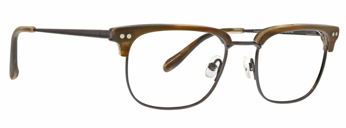 Badgley Mischka DeVille Men's Eyeglasses In Brown