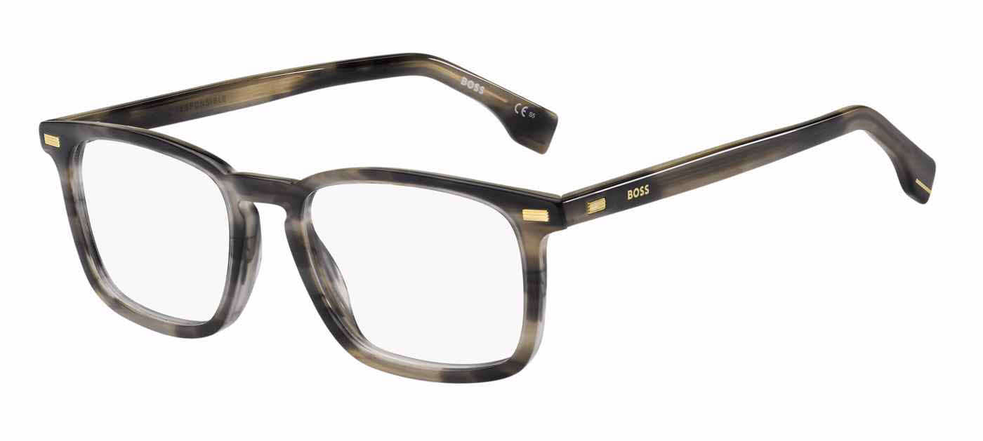 Hugo Boss Boss 1368 Men's Eyeglasses In Brown