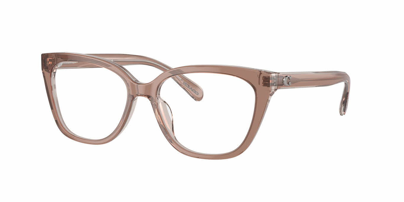 Coach HC6226U Women's Eyeglasses, In Transparent-Brown-Grey