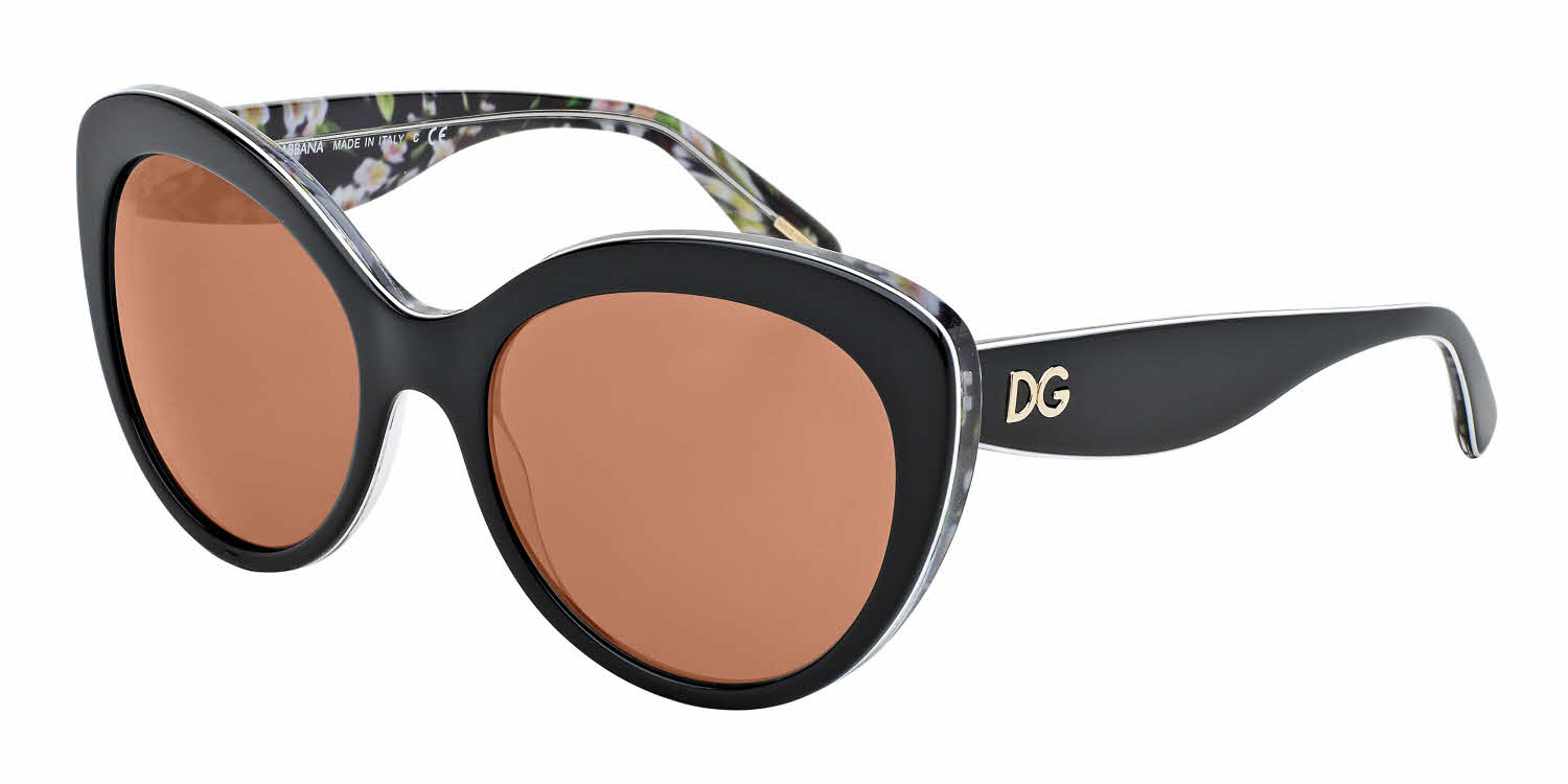 Dolce And Gabbana Dg4236 Almond Flowers Prescription Rx Sunglasses Free Shipping 9967