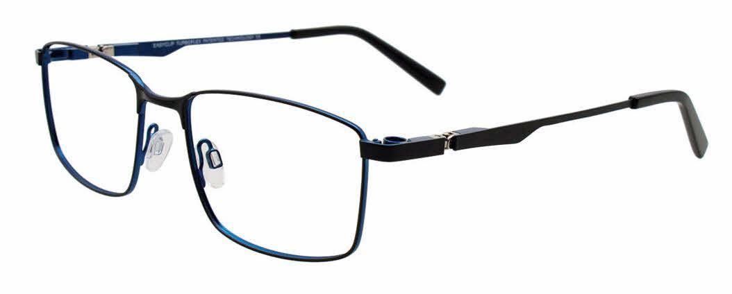 EasyClip EC694 Men's Eyeglasses In Black