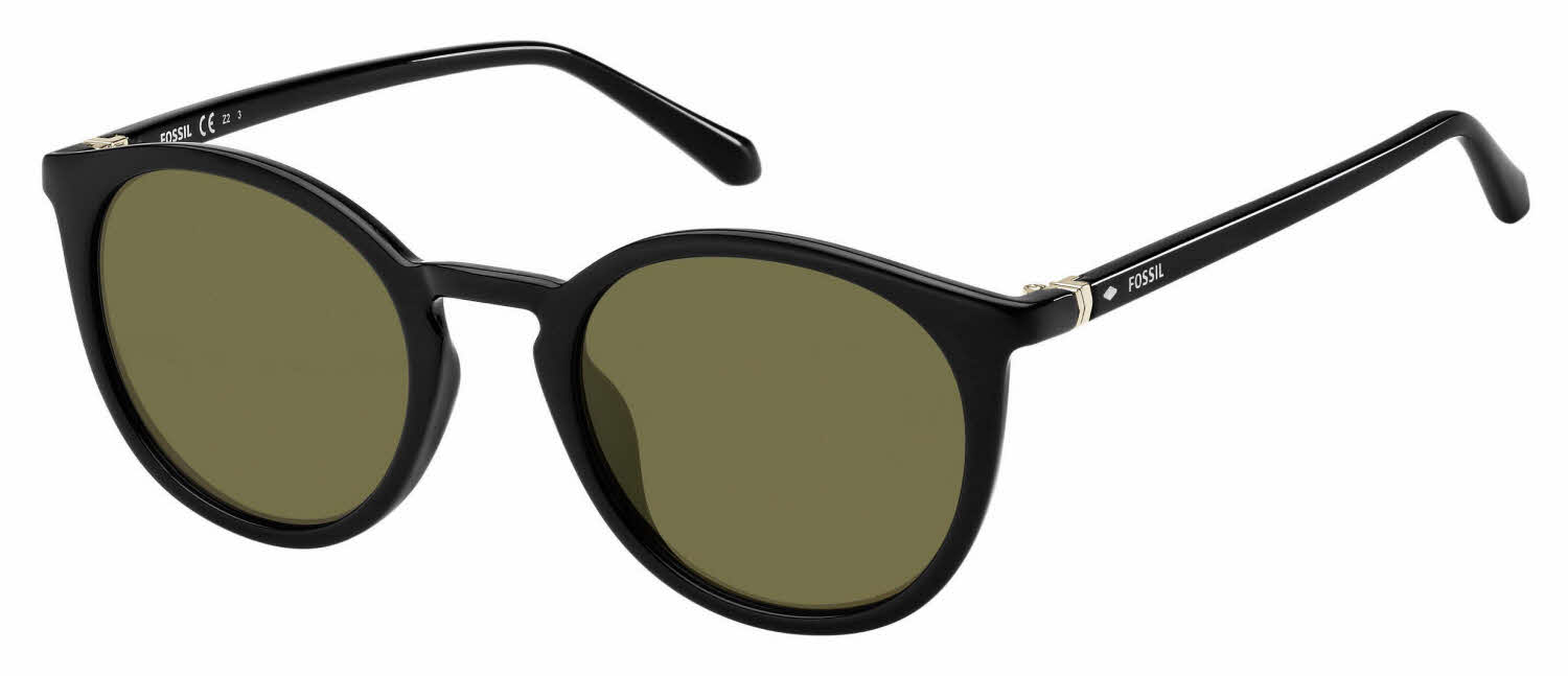 green fossil sunglasses