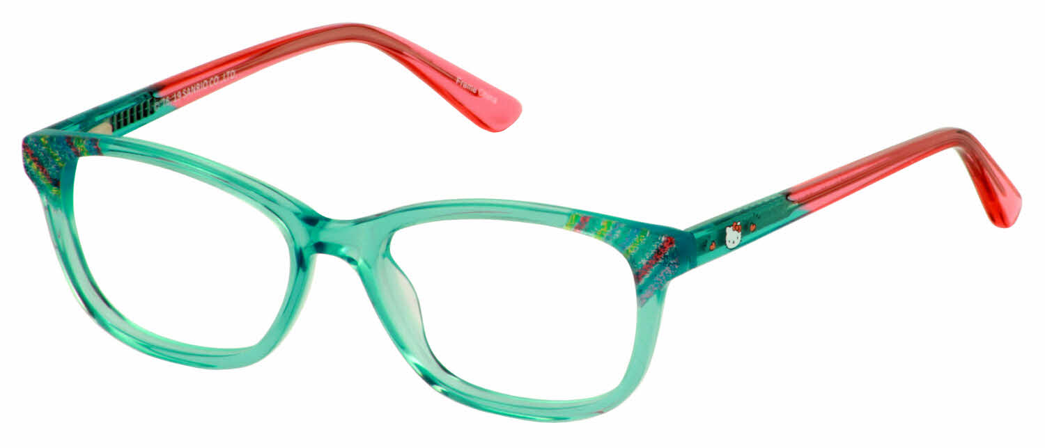 Hello Kitty HK 317 Eyeglasses In Green