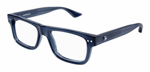 Mont Blanc MB0289O Men's Eyeglasses In Blue