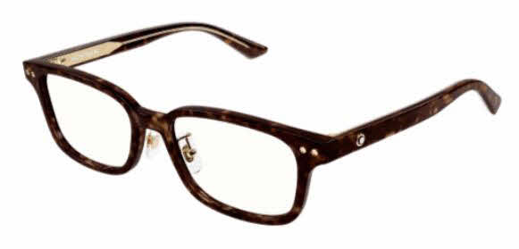 Mont Blanc MB0379OJ Men's Eyeglasses In Tortoise