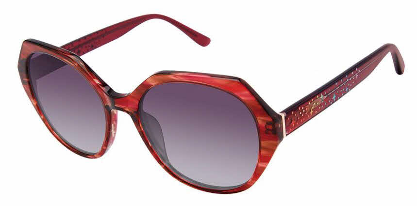 Nicole Miller Baliff Resort Women's Sunglasses In Burgundy