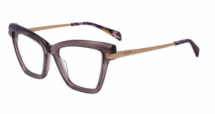 Police VPLP50M Women's Eyeglasses In Purple