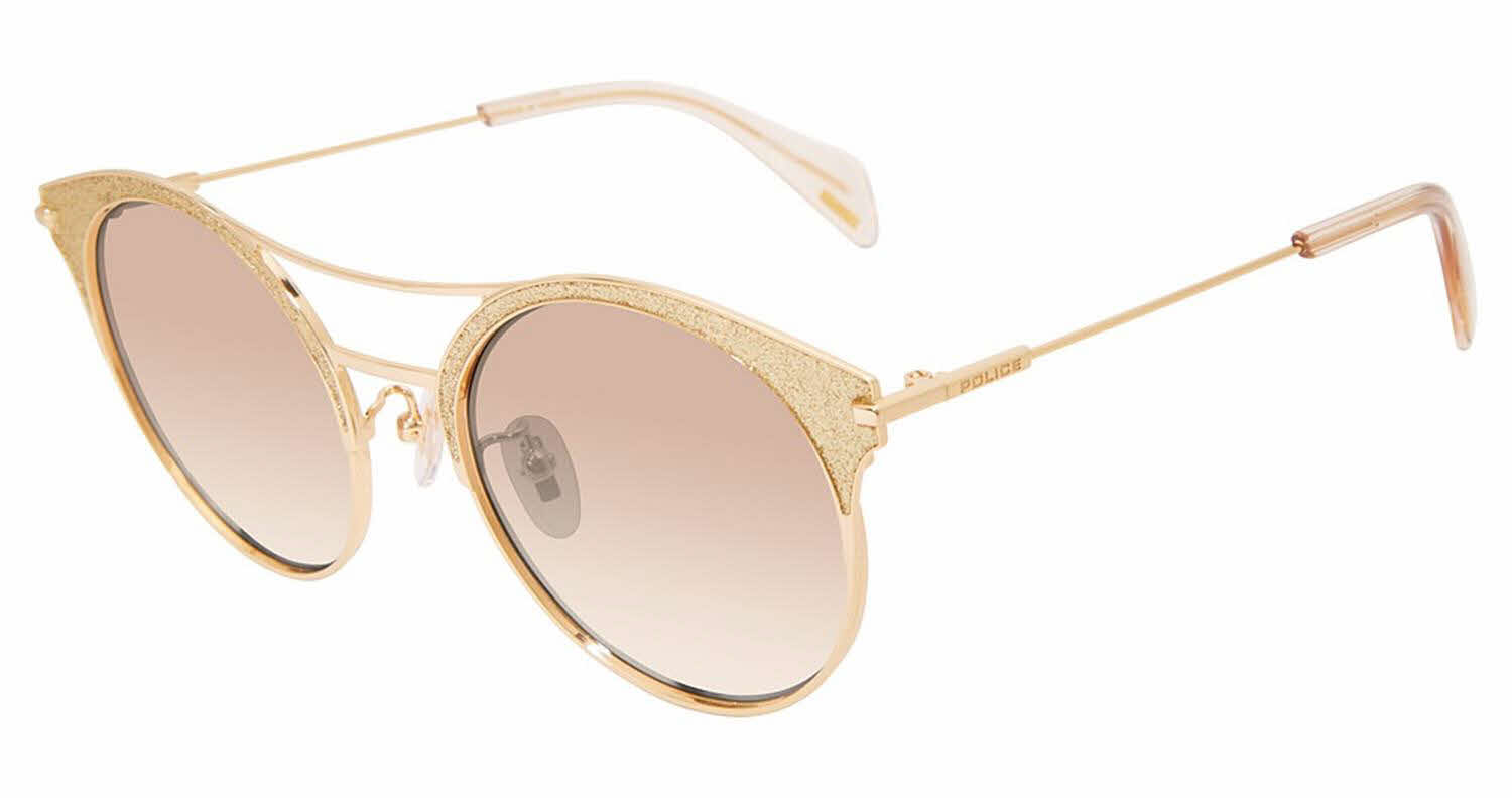 police sunglasses gold frame