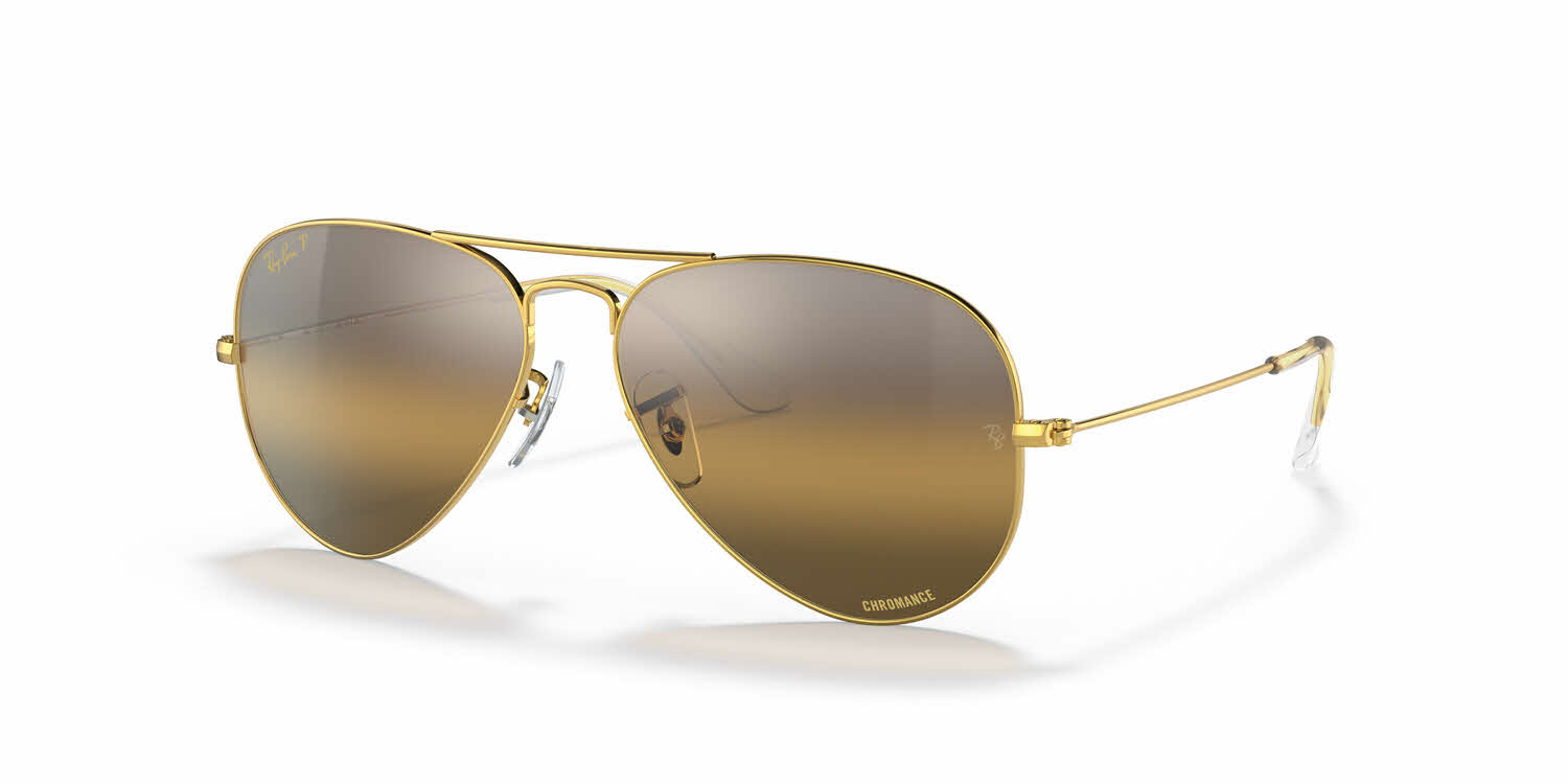 Ray-Ban RB3025 - Large Metal Aviator Sunglasses | FramesDirect.com