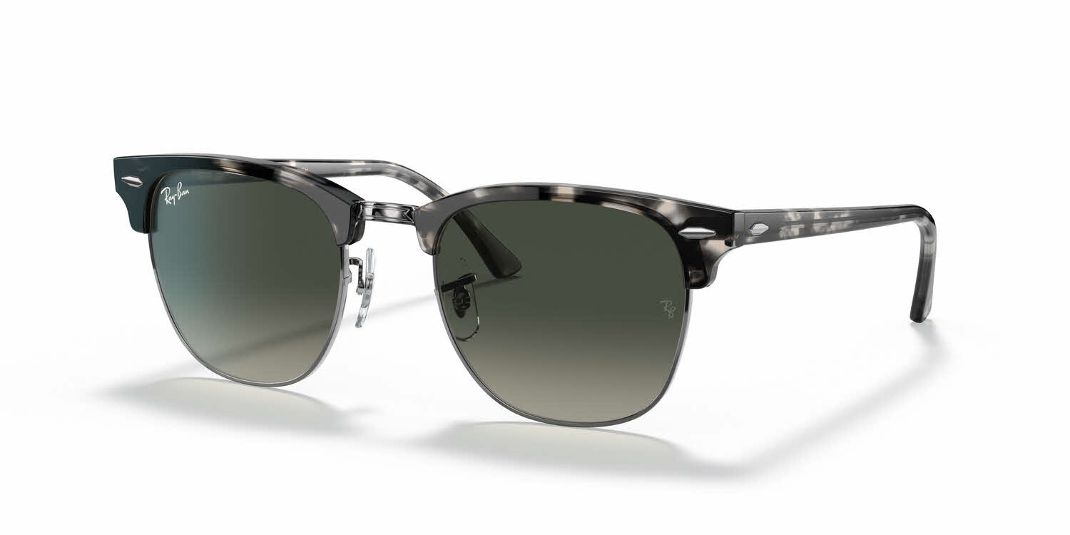 Ray Ban Sunglasses Clubmaster Fleck RB3016 Gray Havana