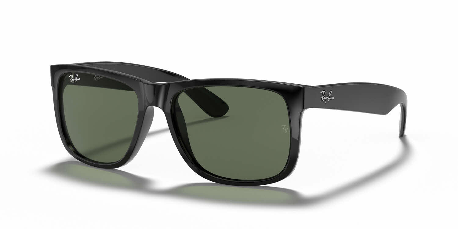 Ray-Ban RB4165F - Alternate Fit Justin Men's Sunglasses In Green For Men And Women