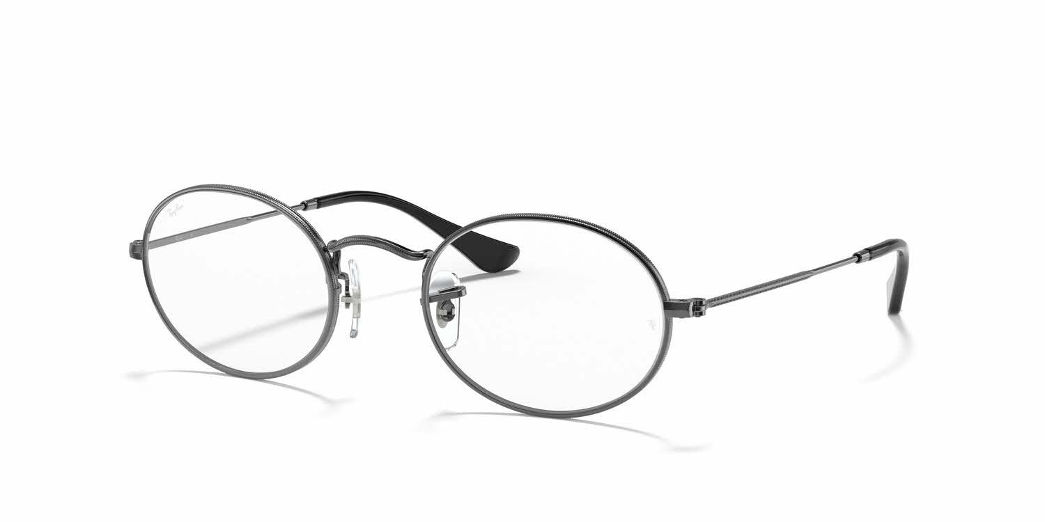 Ray Ban Oval Eyeglasses 2502 Gunmetal