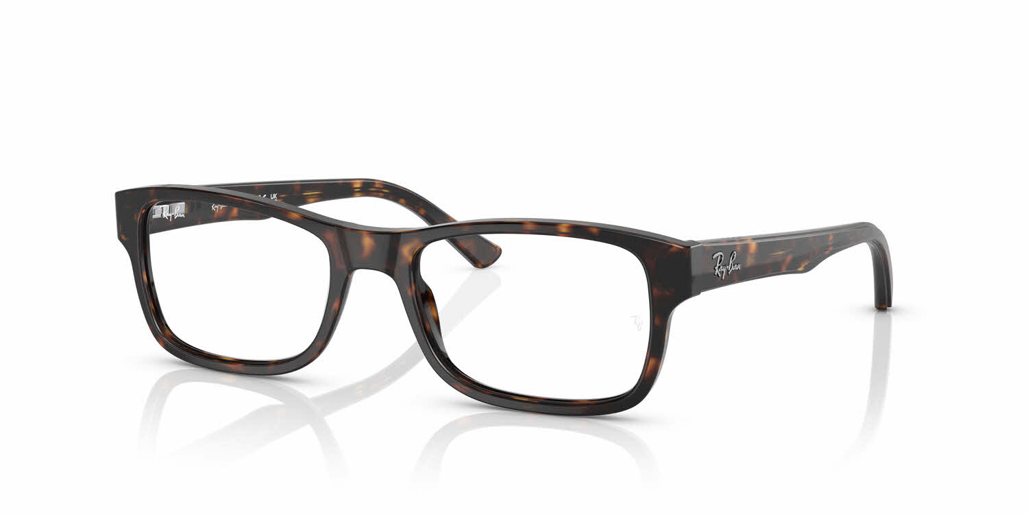 NEW RAY BAN RB 5268 5119 BLACK top AUTHENTIC EYEGLASSES FRAMES RX 50-17