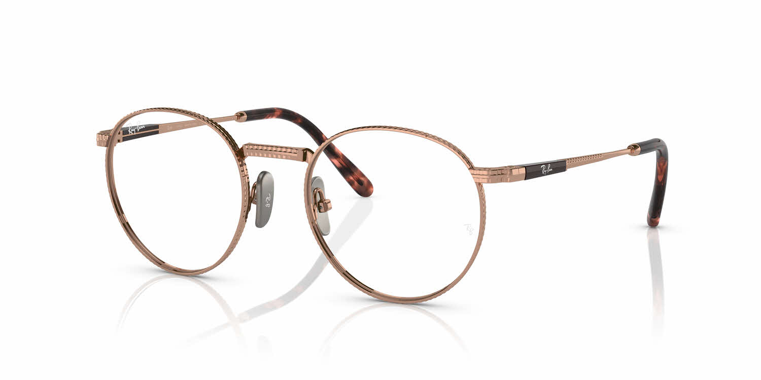 Ray-Ban RB8237V Eyeglasses, In Rose Gold