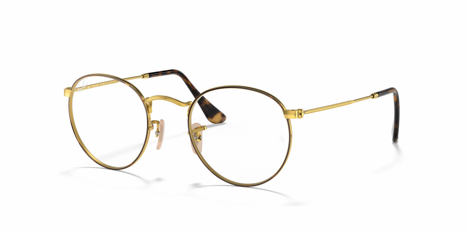 Ray ban glasses frames gold online