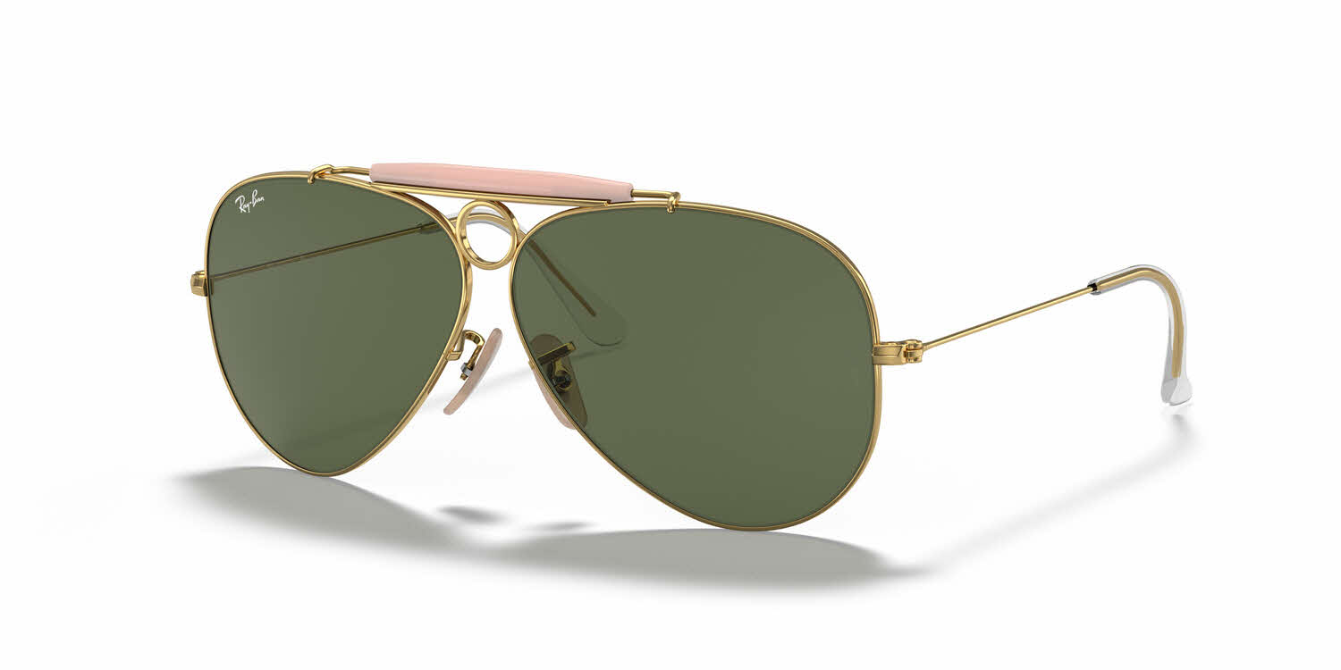 Ray ban green aviator sunglasses online