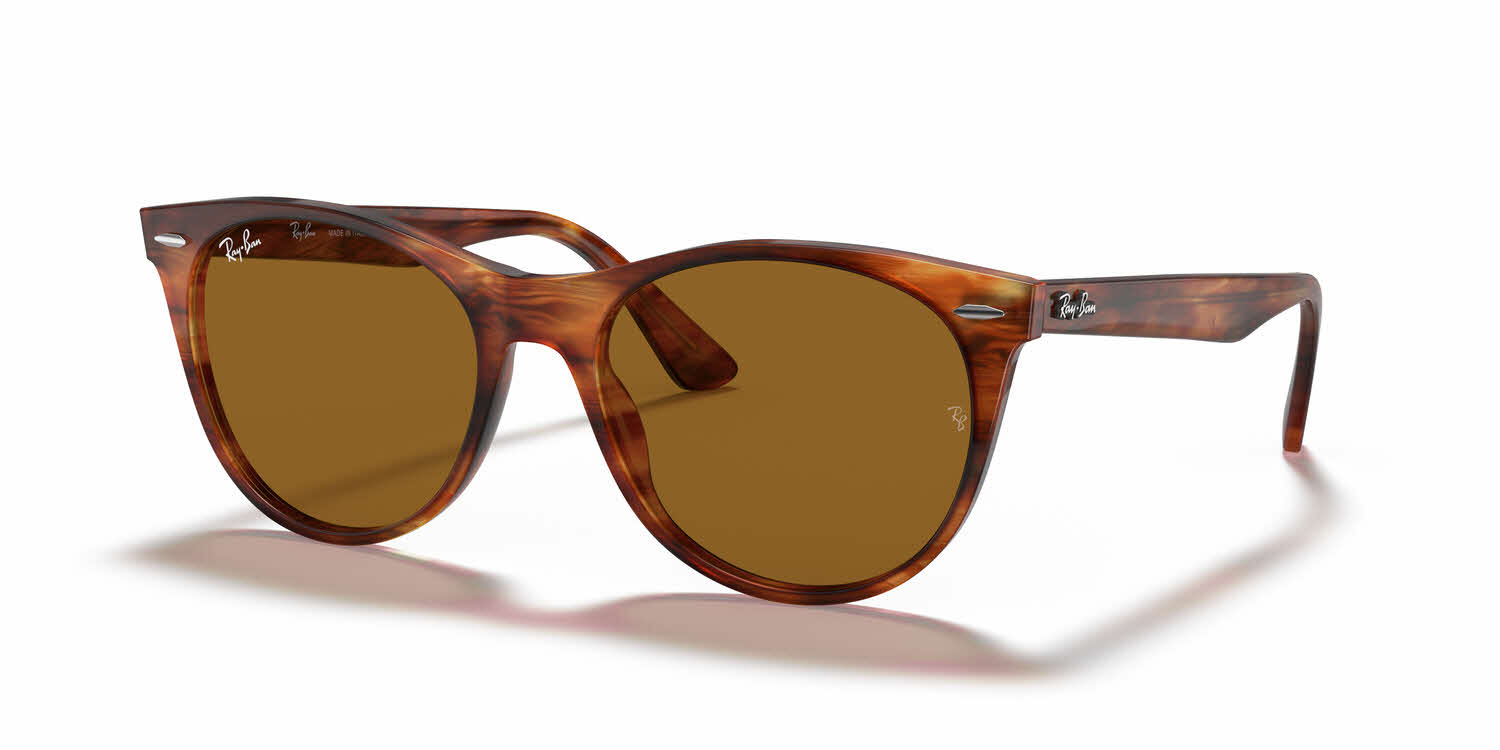 Ray-Ban RB2185 Wayfarer II Sunglasses In Brown For Men And Women