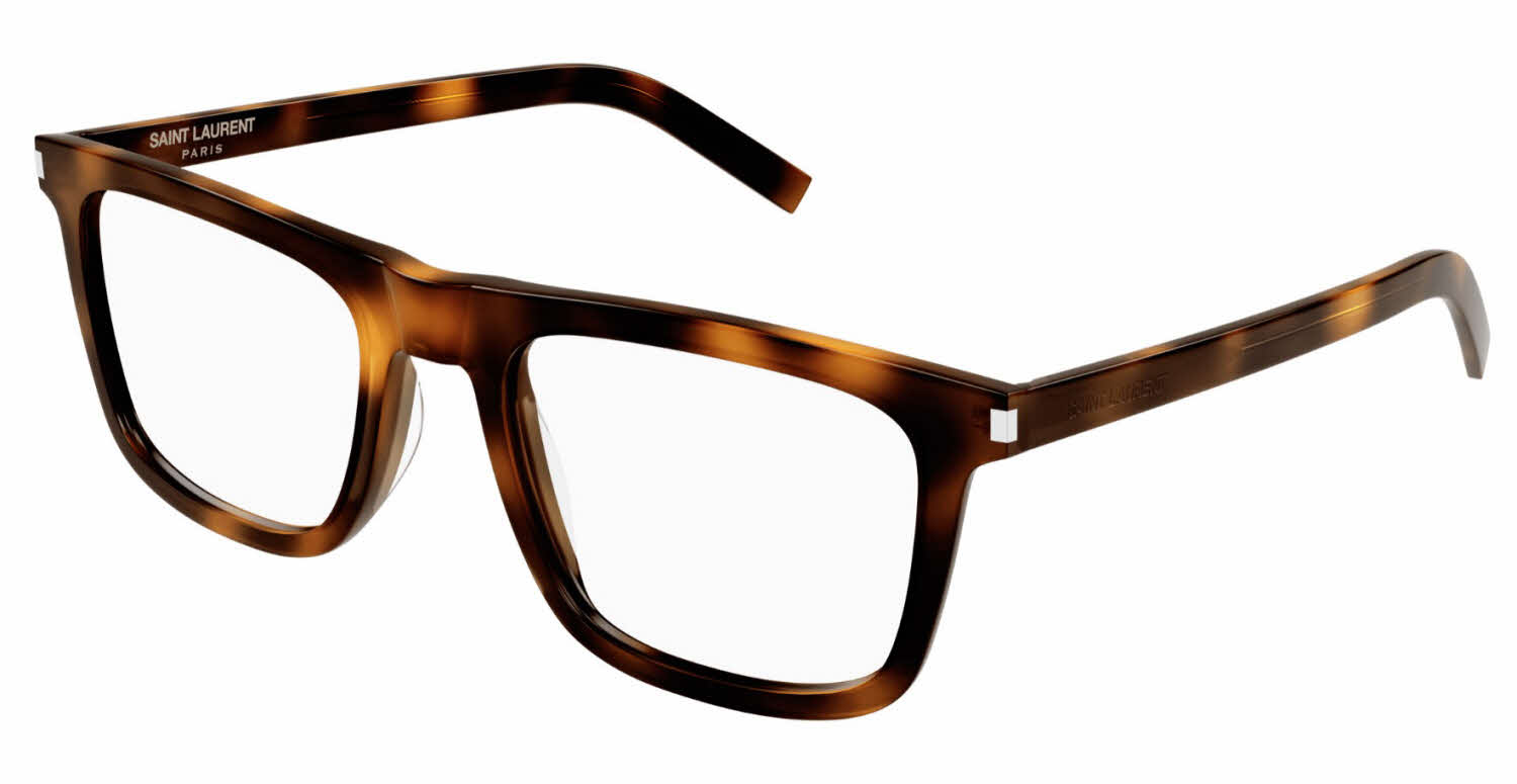 Saint Laurent SL-547-Slim-Opt Men's Eyeglasses In Tortoise