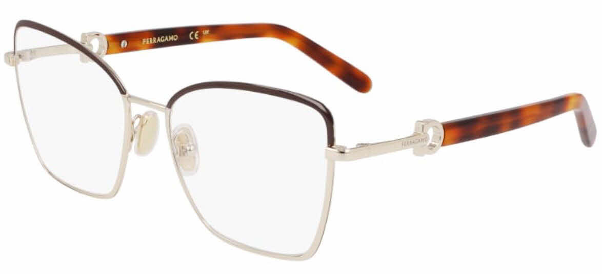 Salvatore Ferragamo SF2223N Women's Eyeglasses In Brown