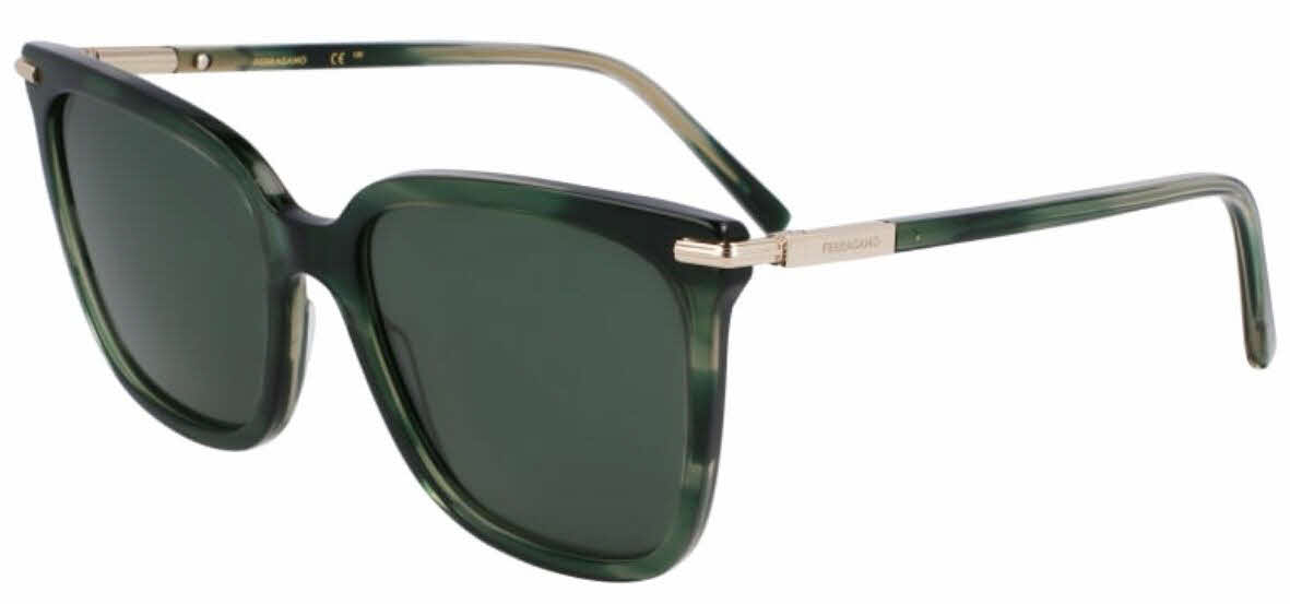 Salvatore Ferragamo SF2037S Women's Sunglasses In Green