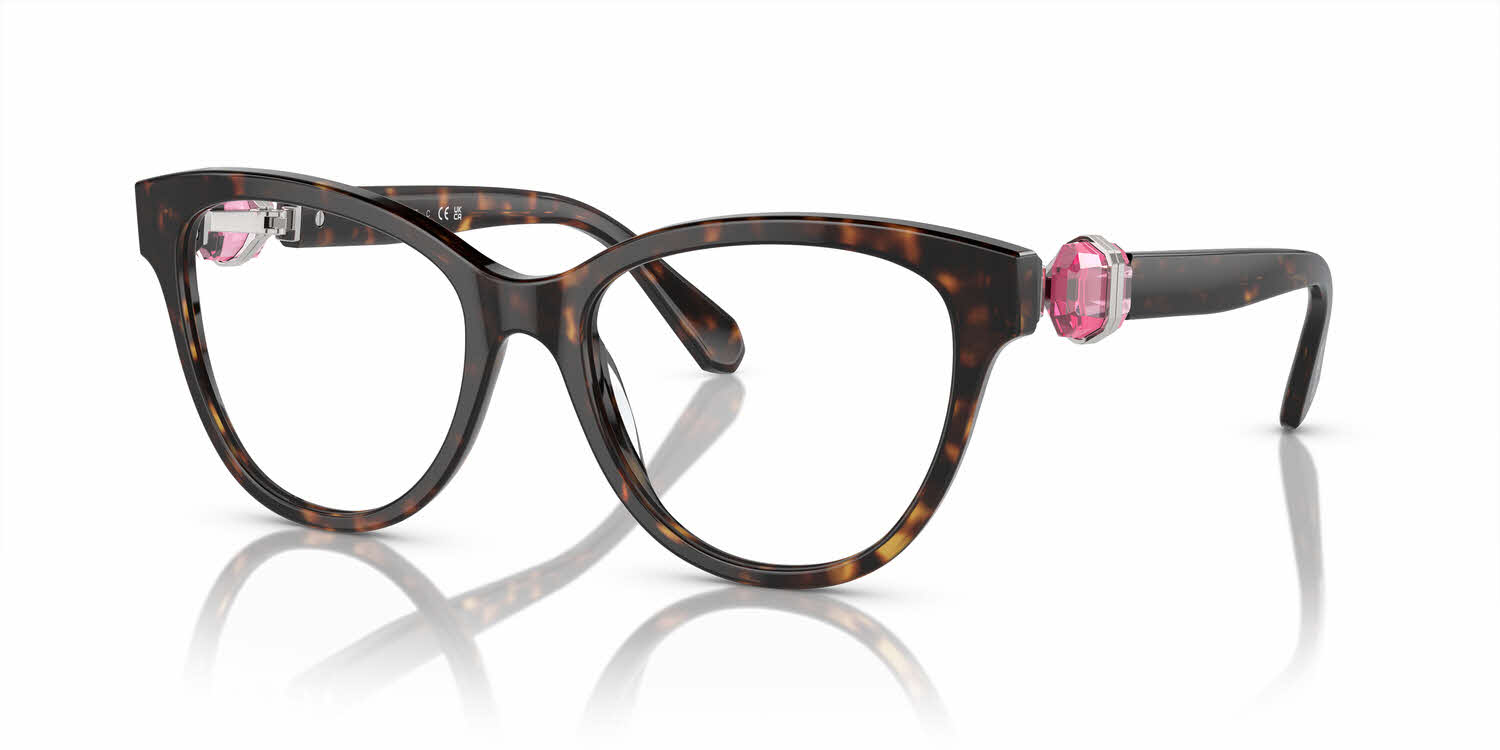 Swarovski SK2004 Women's Eyeglasses, In Dark-Havana