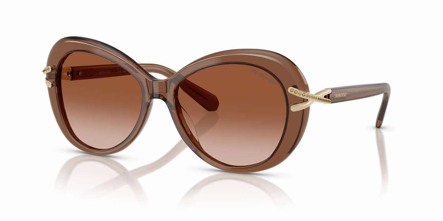 Swarovski SK6026 Women's Sunglasses In Brown