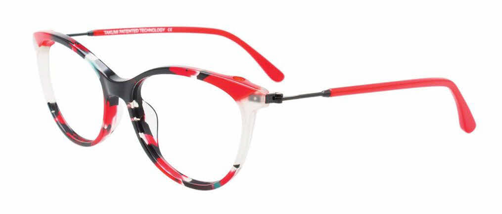 Takumi TK1155 With Magnetic Clip-On Lens Women's Eyeglasses In Black