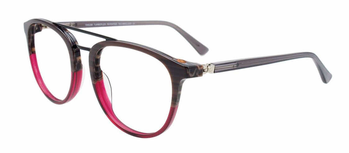 Takumi TK1169 With Magnetic Clip-On Lens Men's Eyeglasses In Black