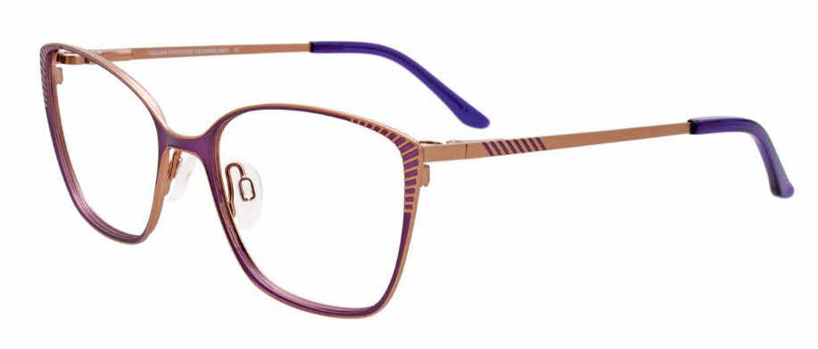 Takumi TK1188 With Magnetic Clip-On Lens Women's Eyeglasses In Purple