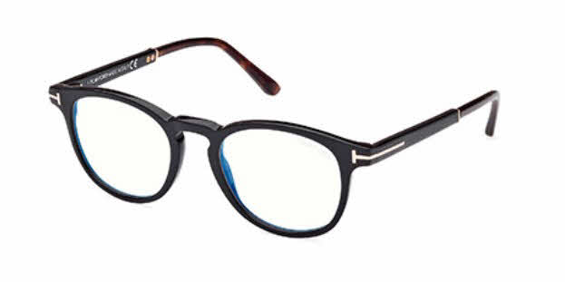 Tom Ford Blue Light Collection FT5891-B Eyeglasses, In Black / Blue Block Lenses