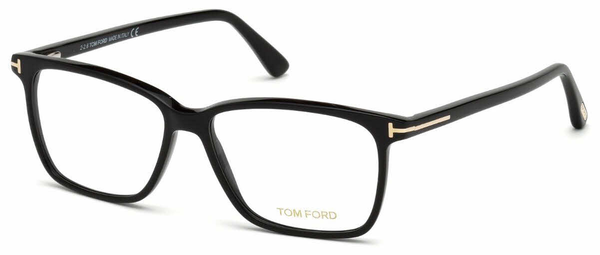 Tom Ford Blue Light Collection FT5478-B Men's Eyeglasses, In Shiny Black/ Blue Block Lenses