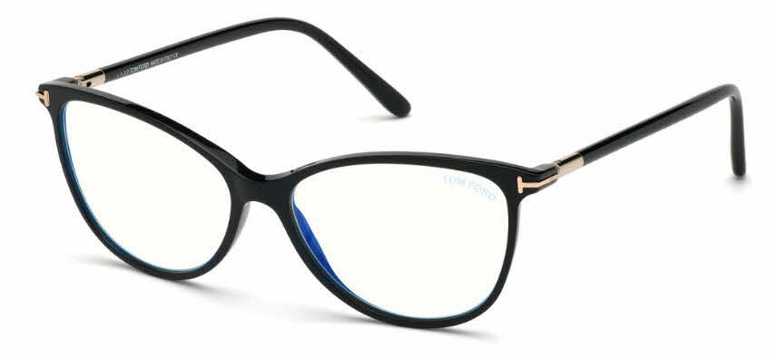 Tom Ford Blue Light Collection FT5616-B Women's Eyeglasses In Black