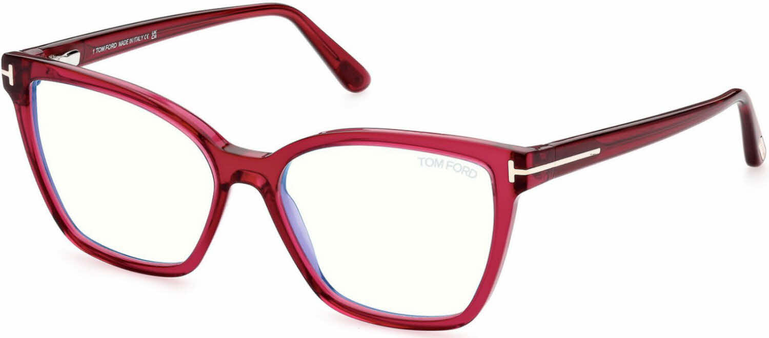 Tom Ford Blue Light Collection FT5812-B Women's Eyeglasses In Pink