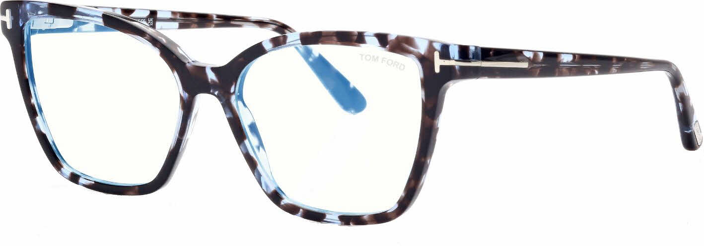 Tom Ford Blue Light Collection FT5812-B Women's Eyeglasses In Tortoise