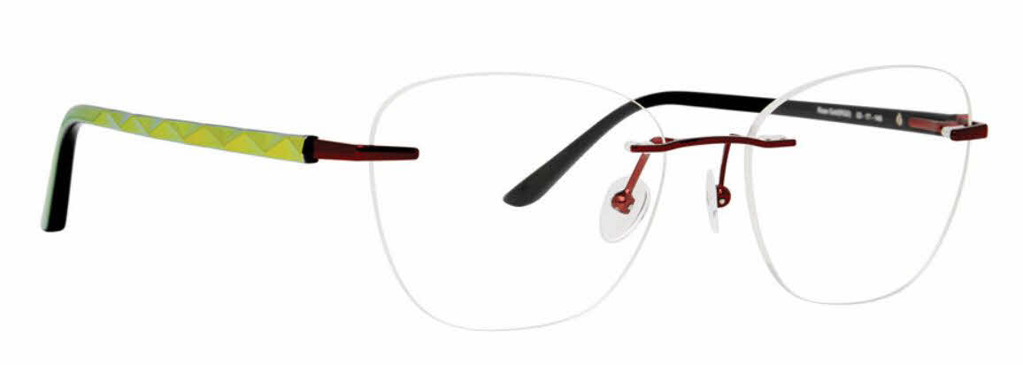 Totally Rimless Raelyn 371 Women's Eyeglasses In Red