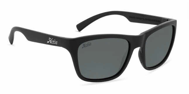 Hobie Woody Sport Sunglasses, In Sport Satin Black Frame / Grey Polarized Pc Lens