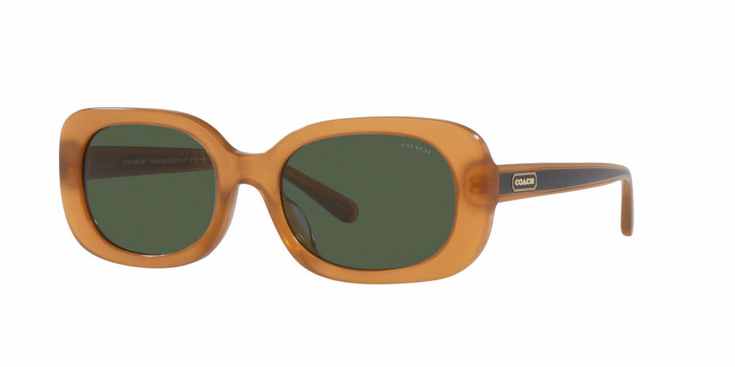 Coach HC8374U Women's Prescription Sunglasses, in Dark Tortoise