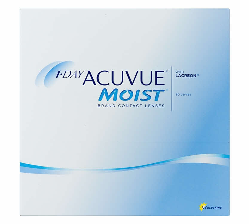 Acuvue 1-Day Moist 90pk Contact Lenses