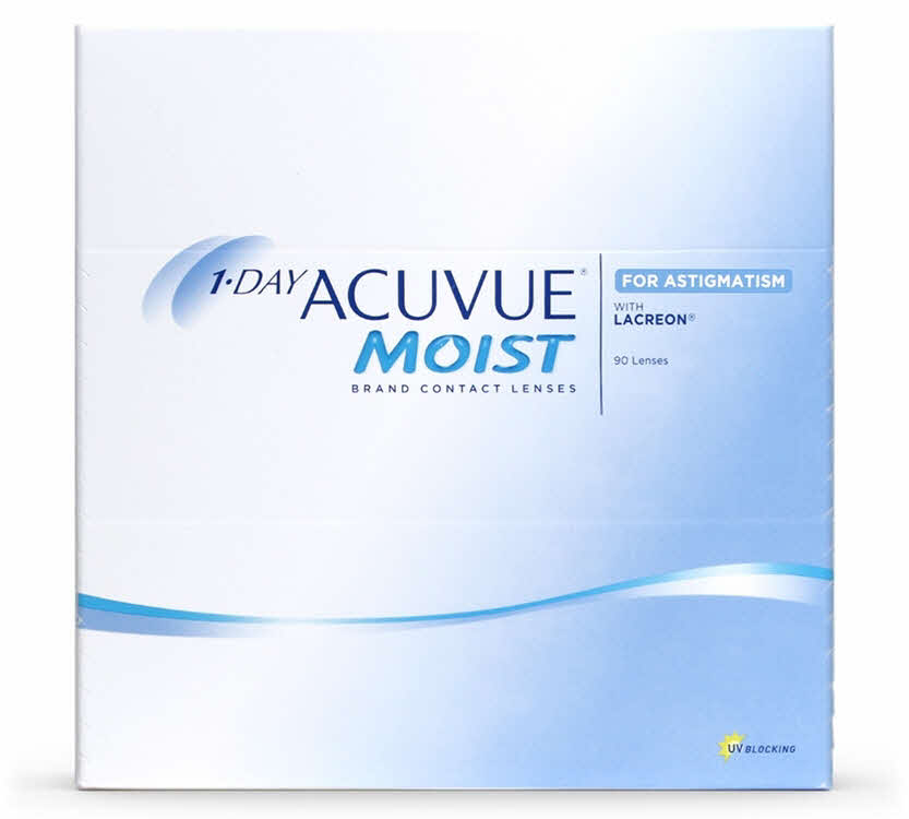 Acuvue 1-Day Moist for Astigmatism 90pk Contact Lenses