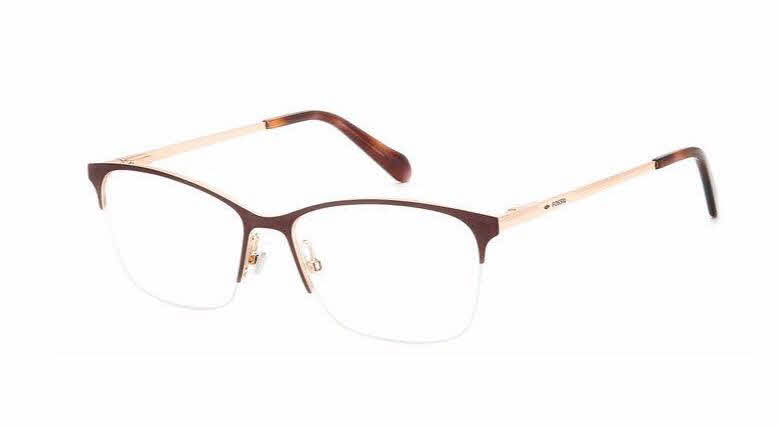 Fossil Fos 7142 Women's Eyeglasses In Burgundy