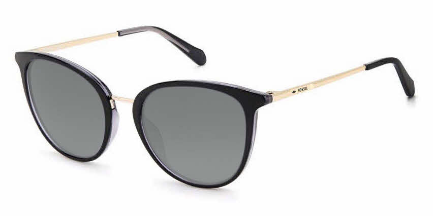 Fossil FOS 2117/G/S Women's Prescription Sunglasses, In Black