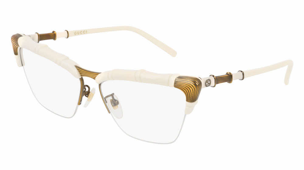 white gucci eyeglasses