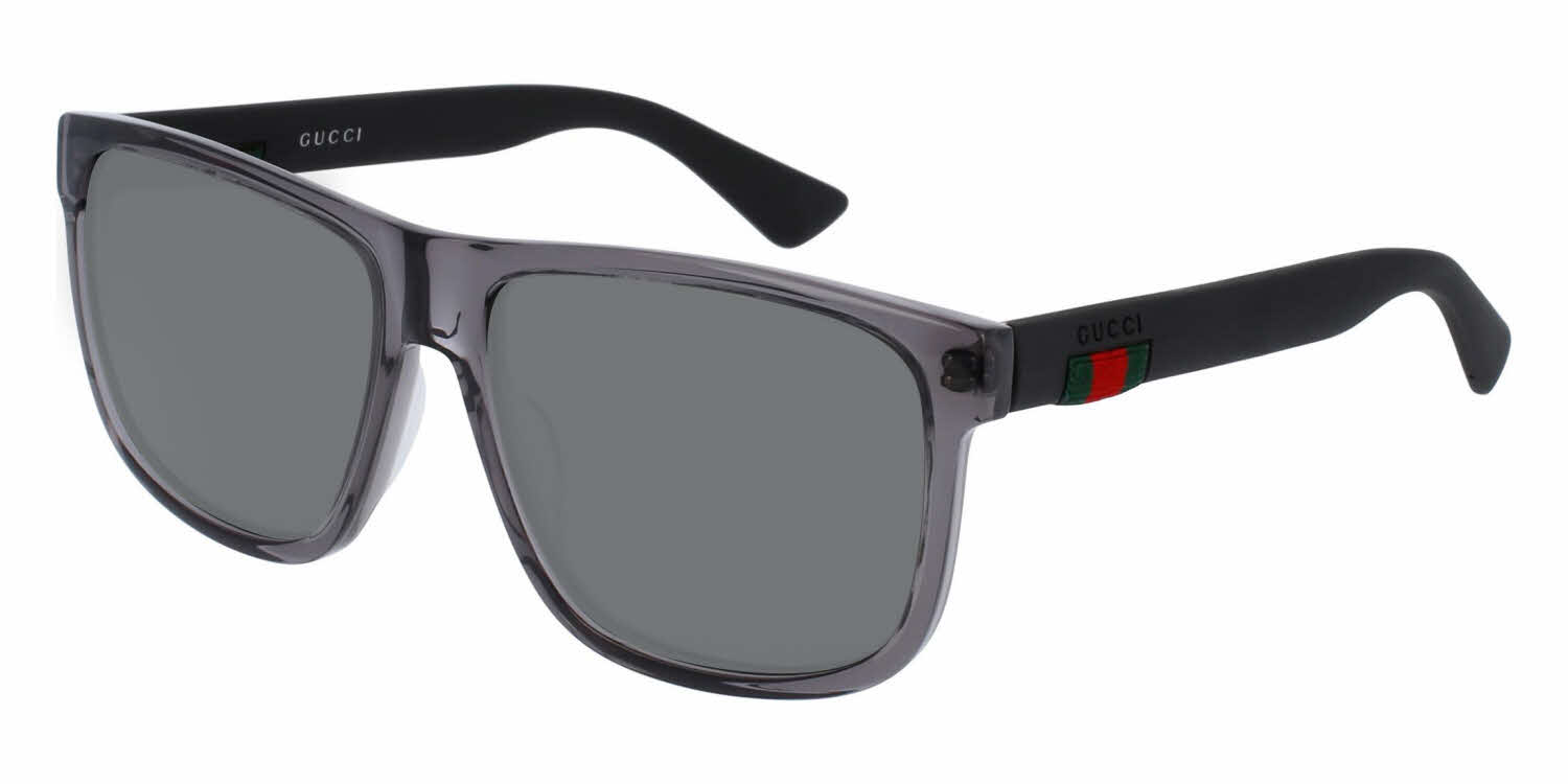 Gucci GG0010S Men's Prescription Sunglasses In Grey