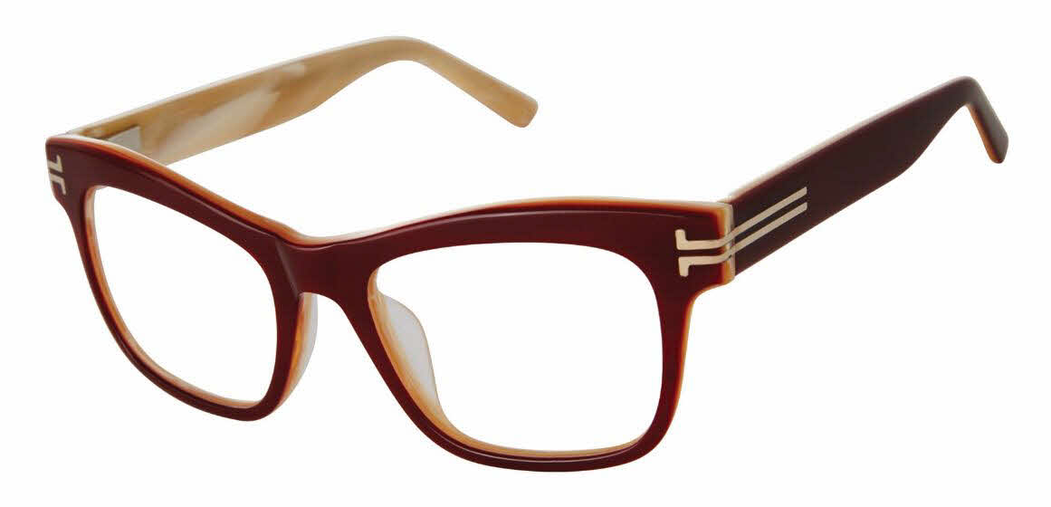 L.A.M.B. LA109 Women's Eyeglasses In Burgundy