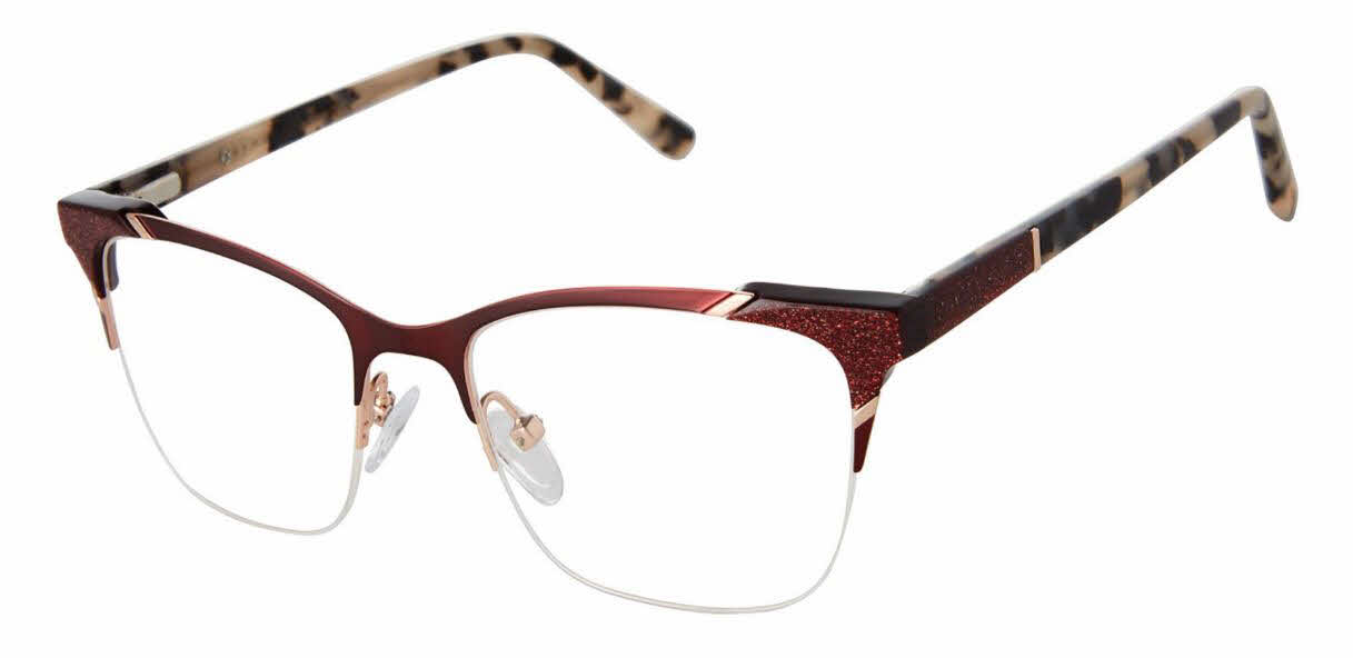 L.A.M.B. LA118 Women's Eyeglasses In Burgundy