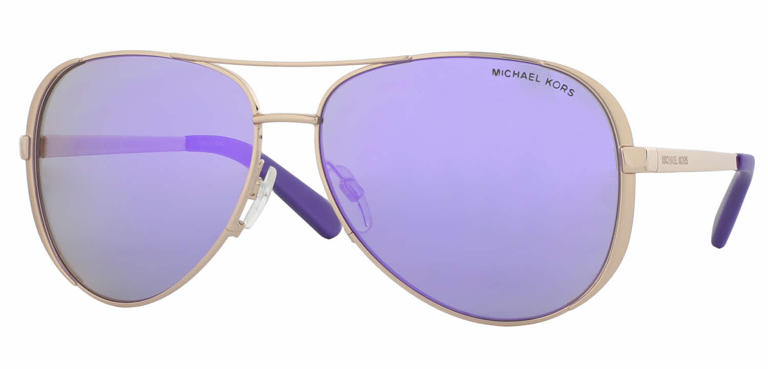 michael kors purple aviator sunglasses
