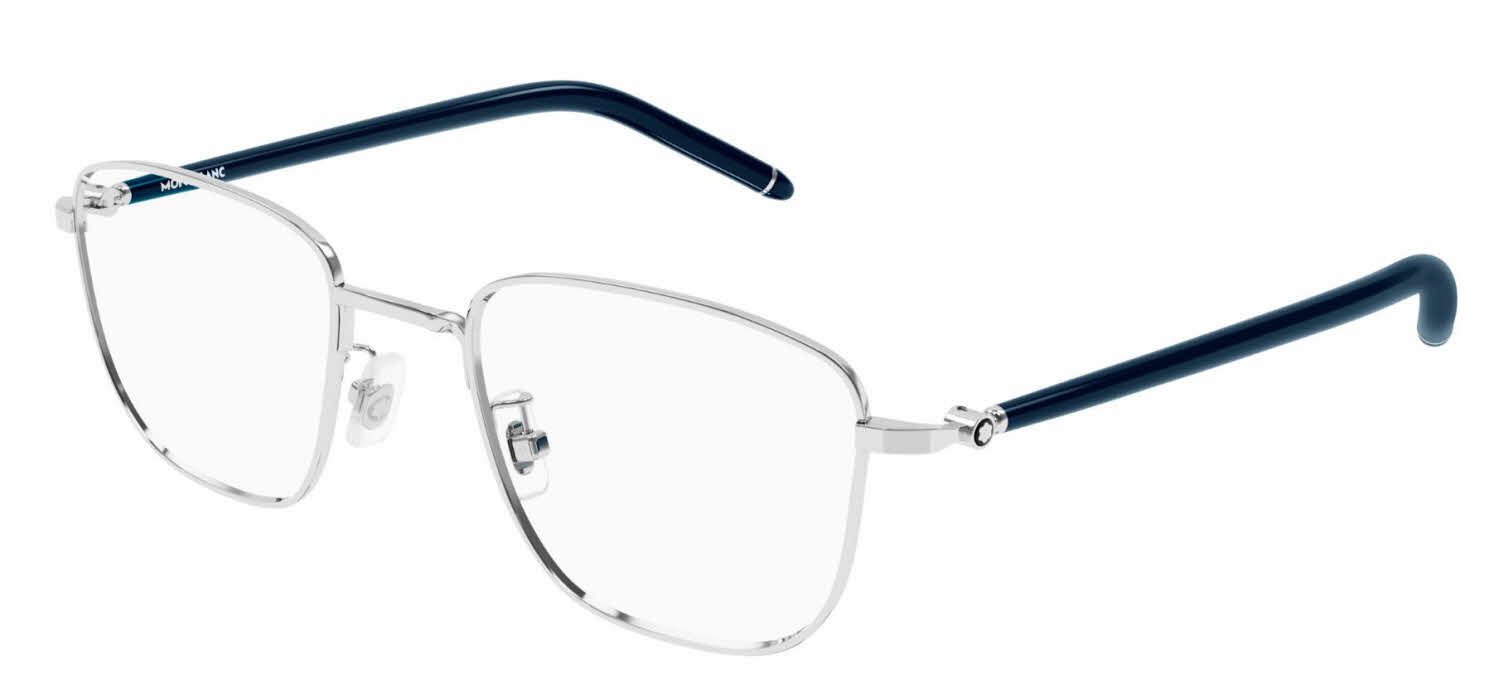 Mont Blanc MB0272O Men's Eyeglasses In Silver